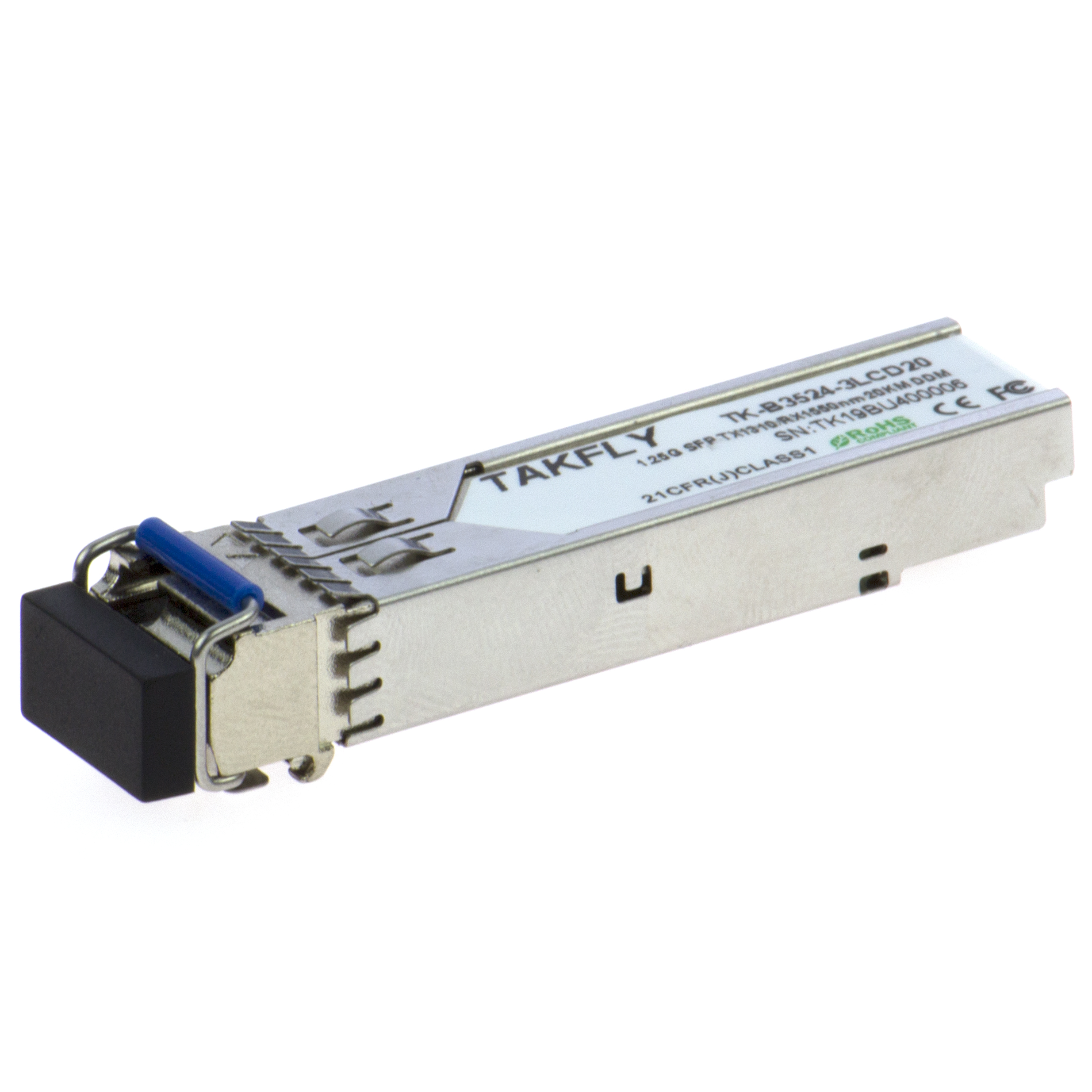 приемопередатчик SFP-1G-BXU-10 WDM LX SM 3KM 20KM Tx1310 Rx1550 1000Base оптически SFP 1.25G BIDI
