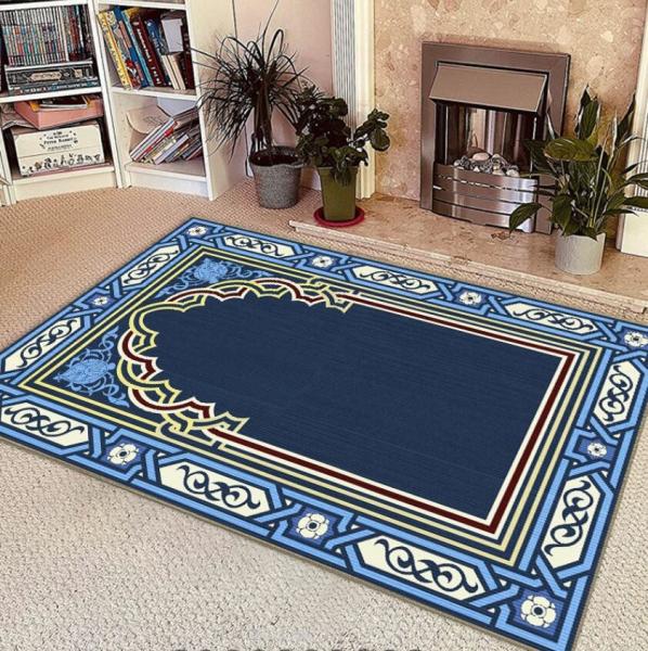 Worship Crystal Velvet Floor Carpets Shag Area Rugs For Ancient Week Pray