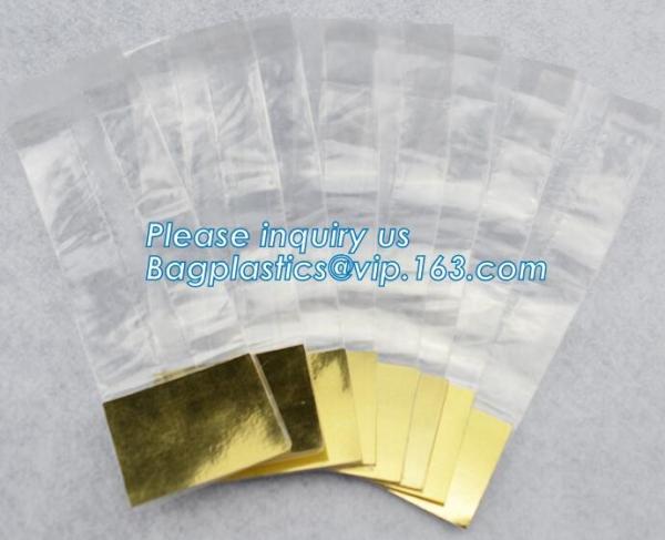 Zipper seal, zip seal, slider seal Square Block Bottom Bags With Side Gusset, Bopp Block Flat Bottom Bag