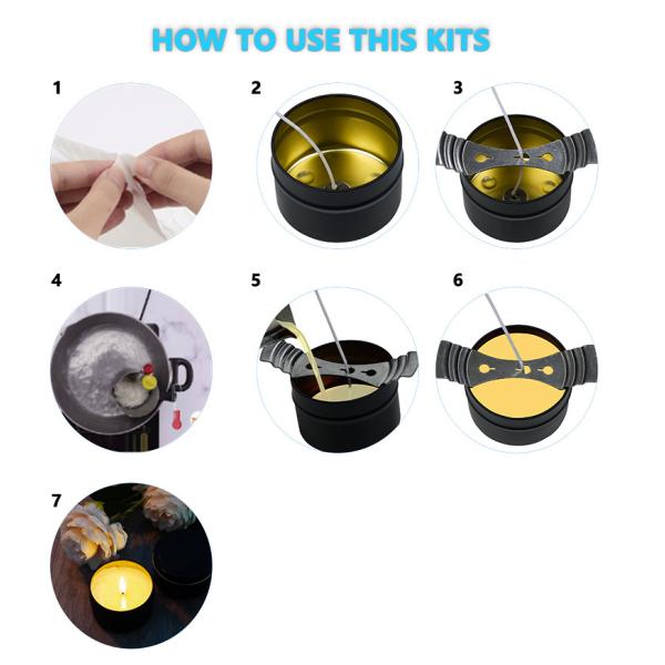 Handmade Scented Candle DIY Candle Making Kit Soy Wax Candle Making Kit