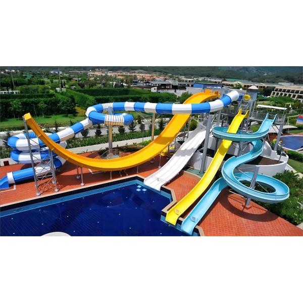 ODM Outdoor Amusement Water Park Playground Equipment Spiral Slide