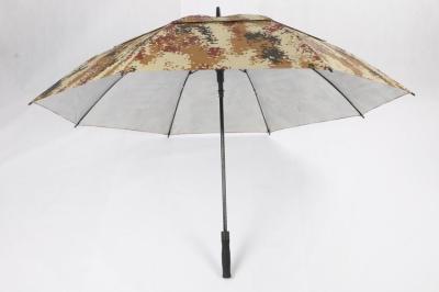 210D Oxford Camouflage Double Canopy Golf Umbrella With Logo Fiberglass Frame