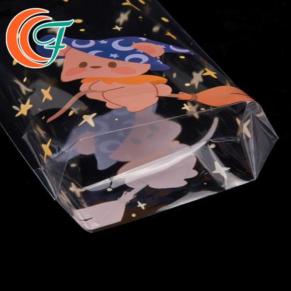 Отпечатанная логотипом стойка сумки CPP OPP упаковывая прозрачная вверх по мешку