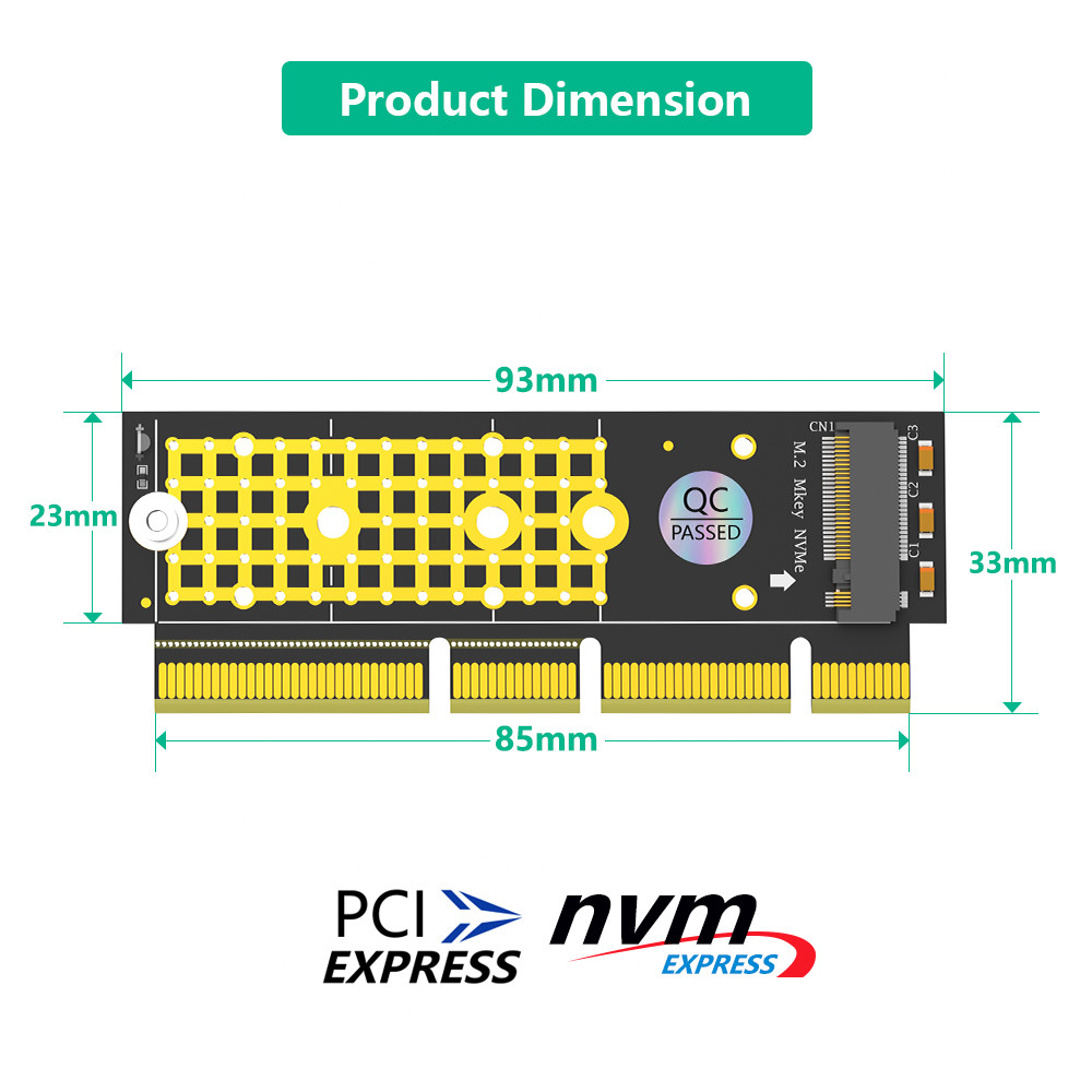 NGFF KEY M к адаптеру PCI-E 16X