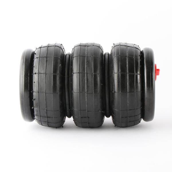 Convolutions de triple d'Airsustech 3B2300 de ressorts pneumatiques de la suspension TS16949 pour le filetage d'indexation de tuyau