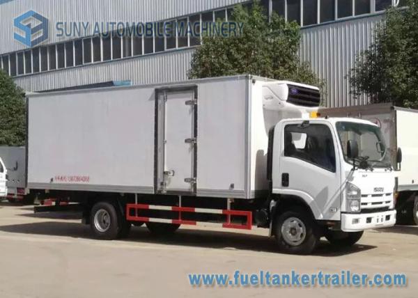 139 kw / 190 hp ISUZU 700p refrigerated delivery truck Load  10 T fridge truck hire