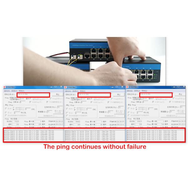 8 Порт Промышленный управляемый PoE Switch 2.5G Fiber Din Rail 240W Поддержка управления PoE