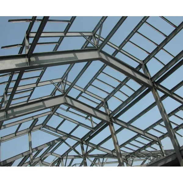 Customized Design Large Span Prefabricated Prefab Galvanized Metal Steel Structure Frame Sandwich Panel Factory Workshop
