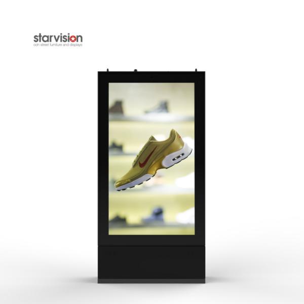 Galvanize Steel 4K Ultra HD Outdoor Digital Totem Advertising LCD Display For Street