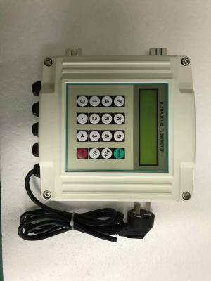 Portable External Probe Hot And Cold Flow Meter Wall Mounted Ultrasonic