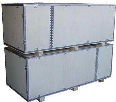 Packing Tools Large Wooden Storage Box 4 Way Custom Wood Crates