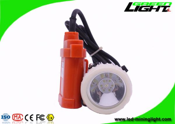 3.5 Ah Ni-MH Battery High Power Led Headlamp For Mining , 4000lux Brightness