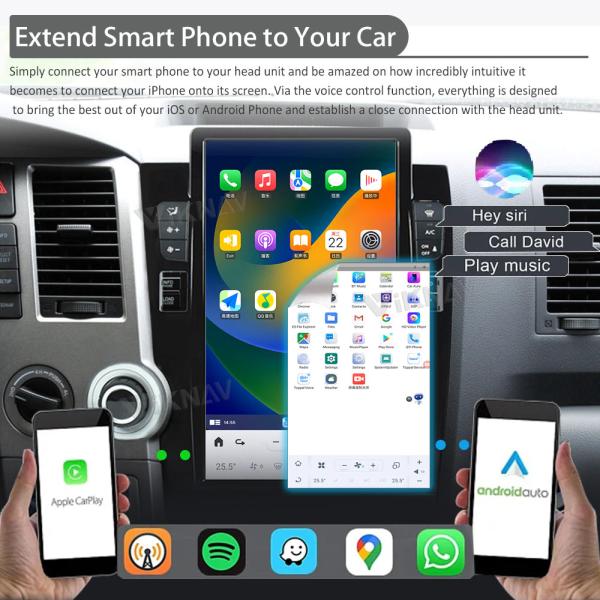 2007-2013 Toyota Tundra Радио стерео головный блок Carplay 13,6 дюйма OEM