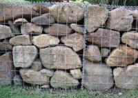O PVC de OHSAS revestiu a caixa 2m de Gabion galvanizou as gaiolas de aço para pedras