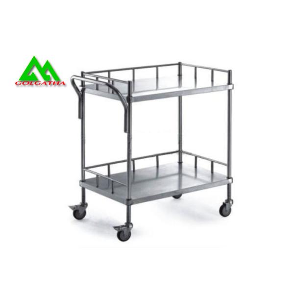 Metal Hospital Ward Equipment Medical Instrument Trolley For Medicine / Device