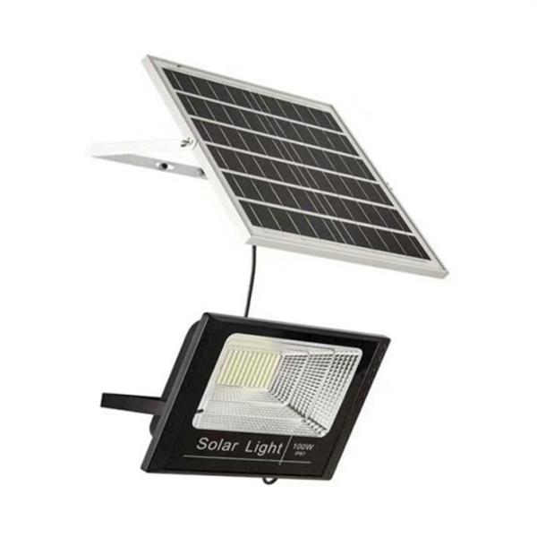 CRI Ra 85 SMD Solar Rechargeable LED Flood Light for Long Emergency Time Outdoor Lighting