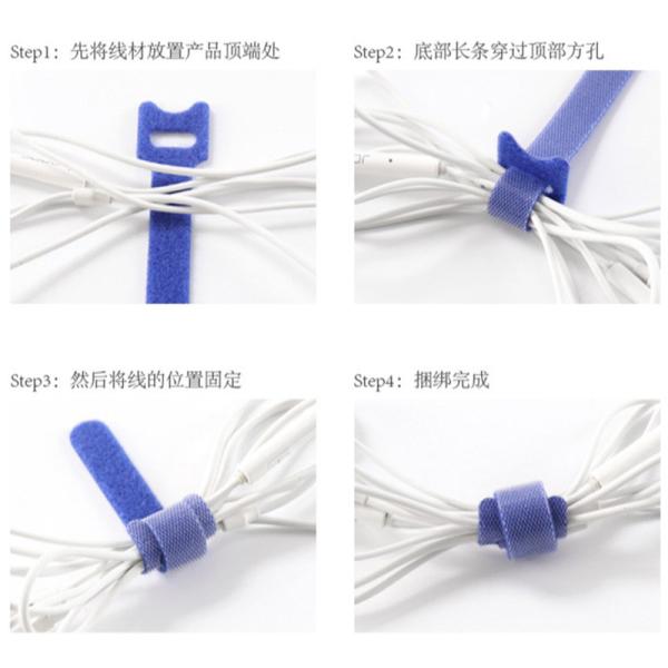 Network Releasable Nylon Cable Ties 12*150mm Electrical Cable Accessories