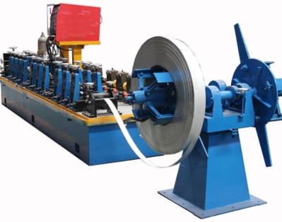 O moinho de tubo automático 7.5KW do círculo do soldador 1-15m/min Ss conduz a fatura da máquina