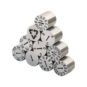 Custom Plastic Injection Mold Date Stamp Set