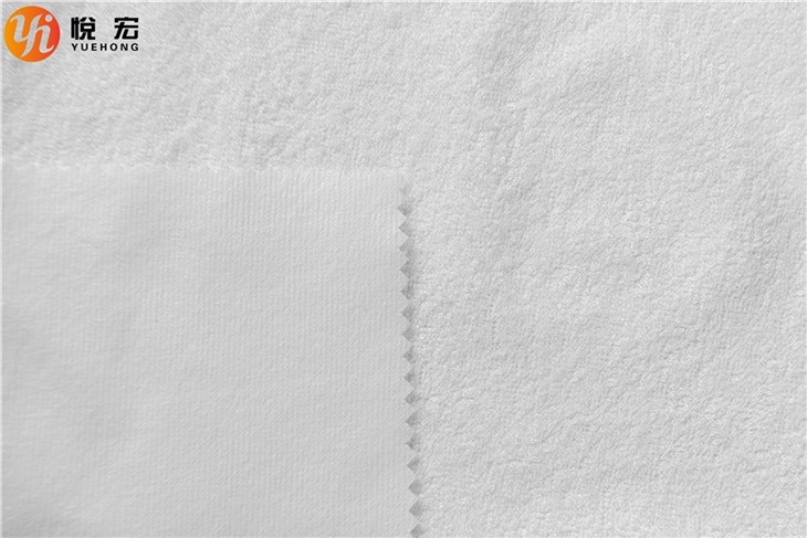 0.015mm Fim Cotton Bamboo French Terry Fabric 185gsm Organic Cotton Terry Fabric