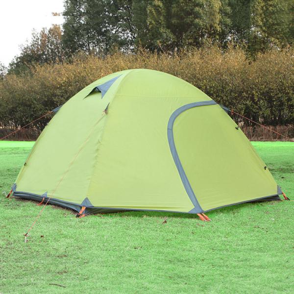 Ultralight 3-4 Person Doule Layer Tent Double Door 4 season Camping Tent(HT6011)