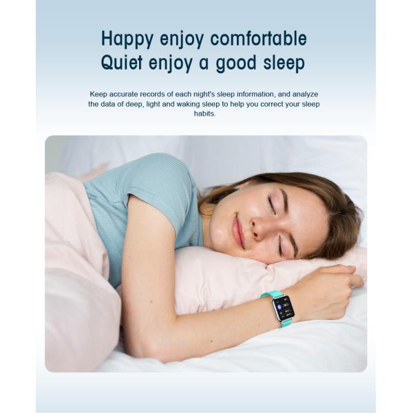 Люди и женщины дозора самого нового дизайна умные 8 языков касаются воде сна IP67 кислорода крови тарифа сердца фитнеса спорт экрана