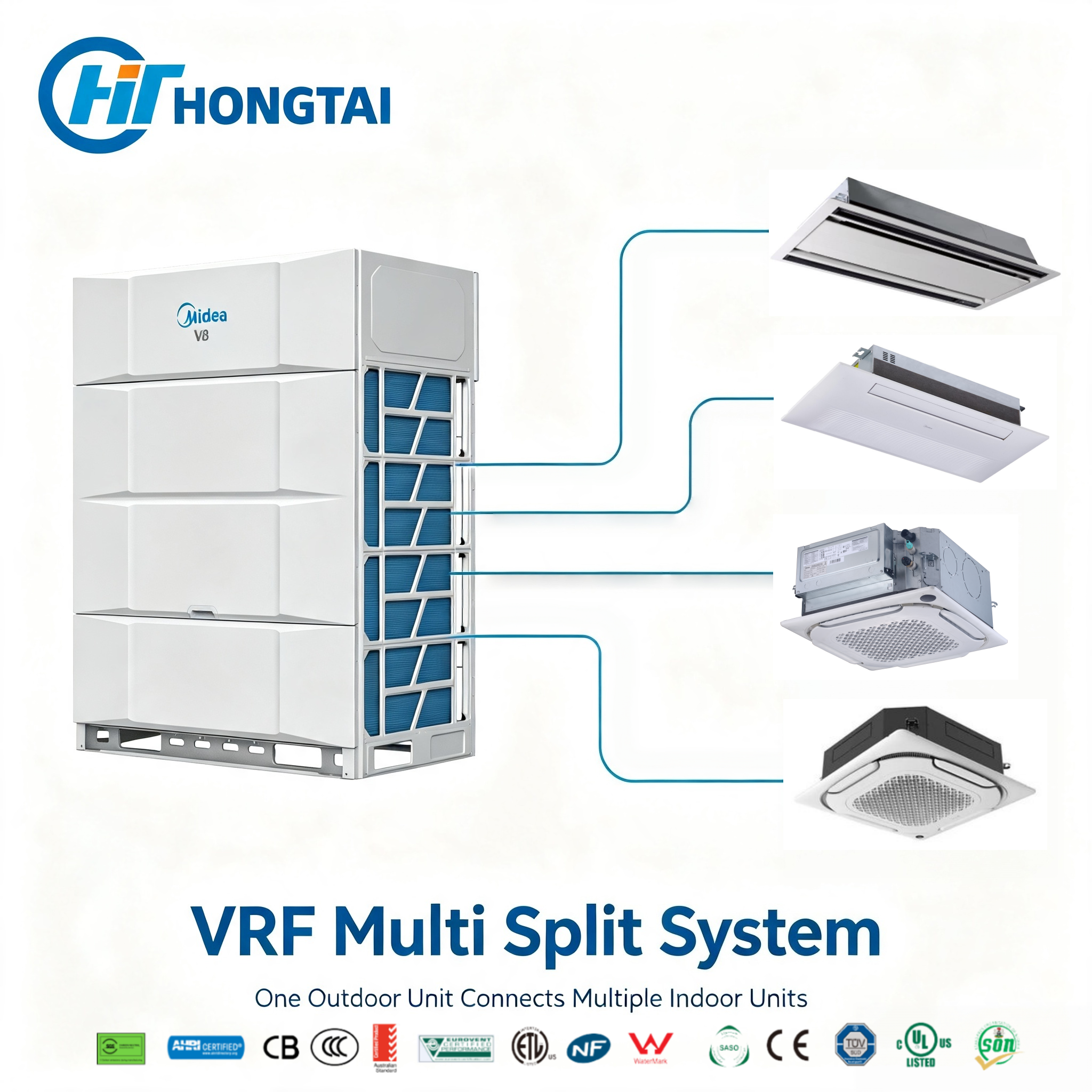 VRF Contractor Pick 8-134HP T3 52°C IEER 9.6 R32 One Platform from Studio Fit-Out to Tower Commissioning Your Reputation on Every Nameplate