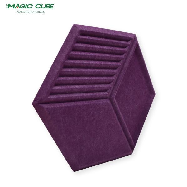 Eco Amigável 3D Fibra de Poliéster Painel Acústico Isolamento térmico para ginásios