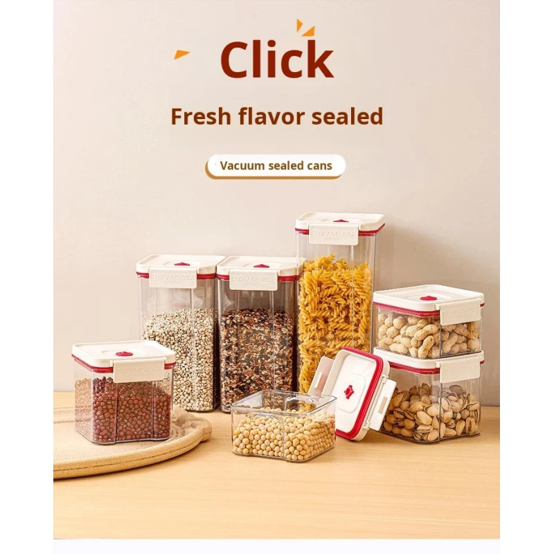 Modern Sustainable Vacuum Sealer Electric Air Pump Grain Moisture-Proof Fresh-Keeping Box for Food