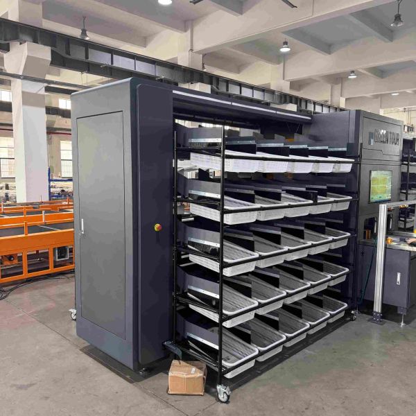 High-Speed 2 m/s Reciprocating Multi-Layer Cart Put Wall System for Parcel Logistics