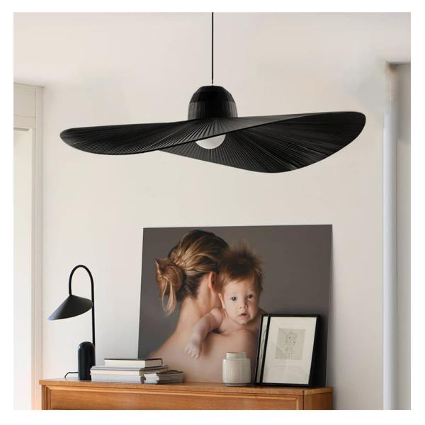Modern Art Designer WhiteChandelier Living Bedroom Home Bar Straw Hat Chandelier(WH-MI-404)