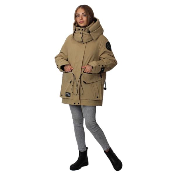 FODARLLOY Wholesale Ladies Stand Collar Warm Hooded Cotton-Padded Clothes Women Slim Winter Jackets Women Coats