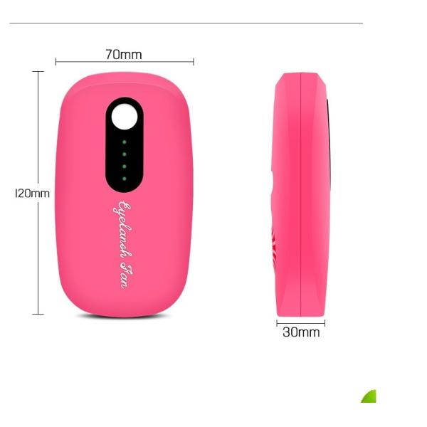 USB Powered Mini Portable Eyelash Fan for Extensions User Manual and Cable Included