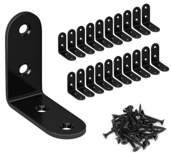 L Shaped Bracket Corner Brace Shelf Wood Construction Furniture Industrial