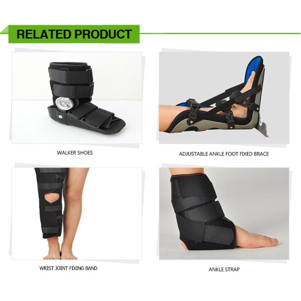 High quality black flannel cotton leg knee ankle protection brace