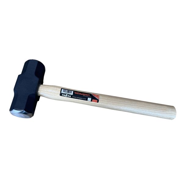 Sledge hammer with wooden handle