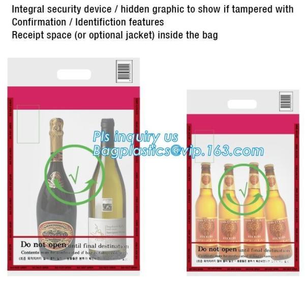 ICAO Duty Free Packaging, STEBs Bags, Custom Airport Store, Retail Shop Security Bags, Tamper Evident Proof