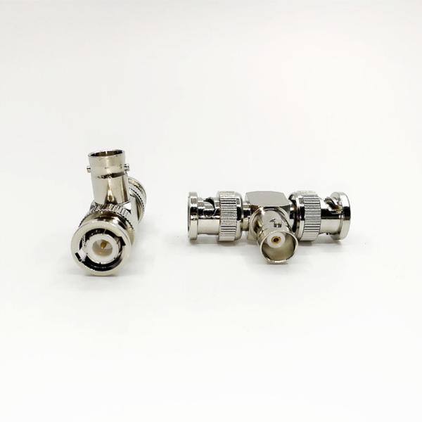 BNC Coaxial Cable Connector T-Junction Male To 2 Female Adaptor For RG59 Wiring