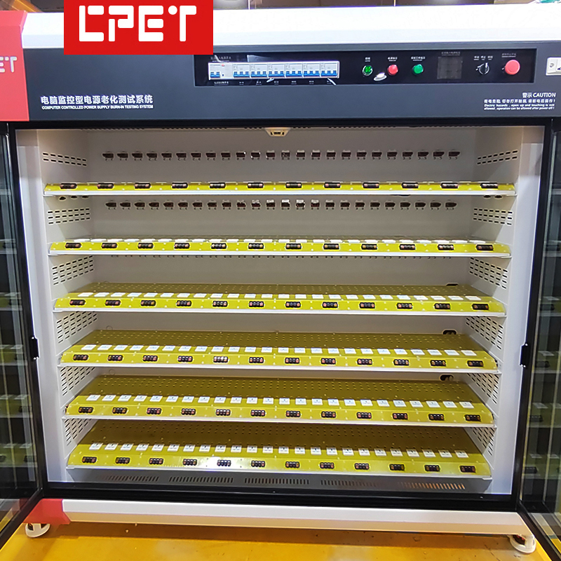 Temperature accuracy ±0.5°C Power Supply Burn In Chamber Incorporating Stainless Steel Interior Exterior and Cold rolled Sheet Truck Structure Material for Long Term