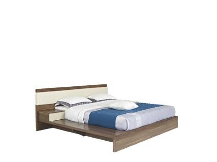 Double Bed, King size bed, queen size bed, 2010*1810 , Fashion Walnut