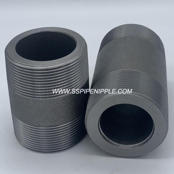 Seamless Black Pipe Nipple 2 X 8 XXH   CS NPT  ANSI / ASME  B1.20.1