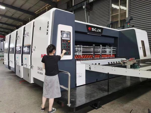 OEM 5 Color Corrugated Cardboard Box Manufacturing Equipment Making Plant