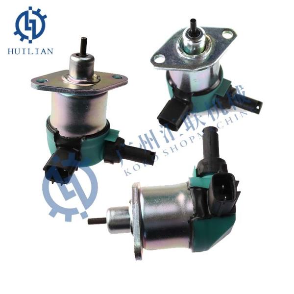 1A021-60010 Solenoid Valve 17208-60015 Fuel Shut Off Solenoid for Kubota V1505T V2403-M-EU33 Engine Electric Parts