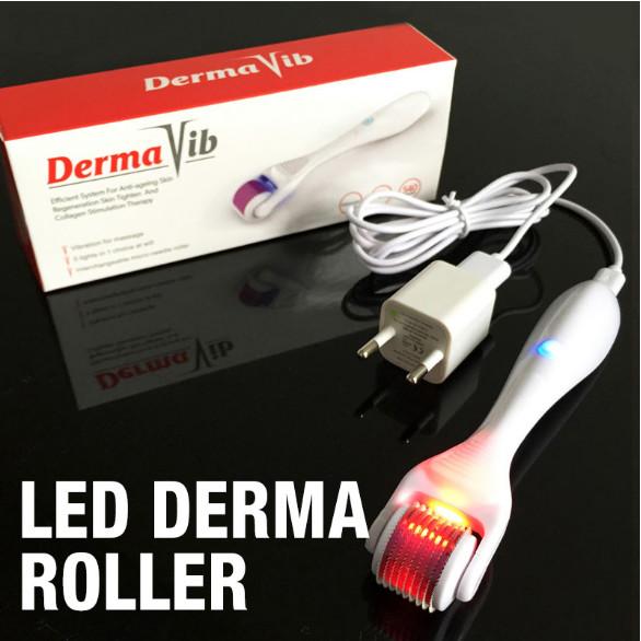 skin beauty titanium & stainless steel 540 LED microneedles derma roller