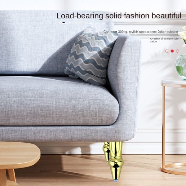 Wanjusheng Hardware Furniture Accessories Iron Table Legs 15 cm Gourd-shaped Metal Sofa Cabinet Legs