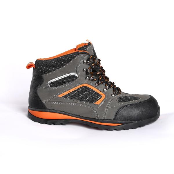 Shock Absorbing Rubber EVA Sole Cement safety shoes for Construction Workers' Safety Boots