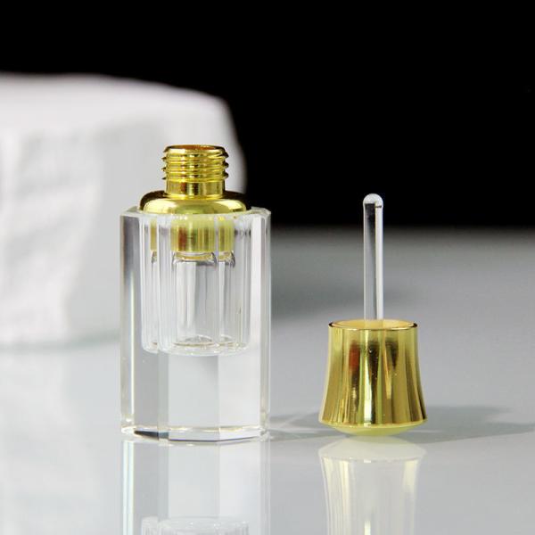 Crystal Glass Arabic Essential Oil Perfume Bottle Glass Stick Attar Bottles Wholesale