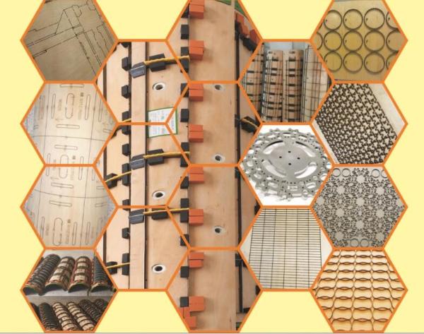 Compressed air Round Die Board Laser Cutting Machine WITH High power CO2 laser