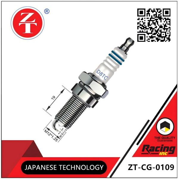 CG125 Motorcycle Spark Plug D8TC Model Suitable for 125 Overhead Cam Engine Ignition Part