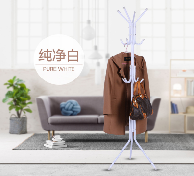 Round Tube 10kg Steel Clothes Hanger , Three Tier Steel Pipe Clothes Rack